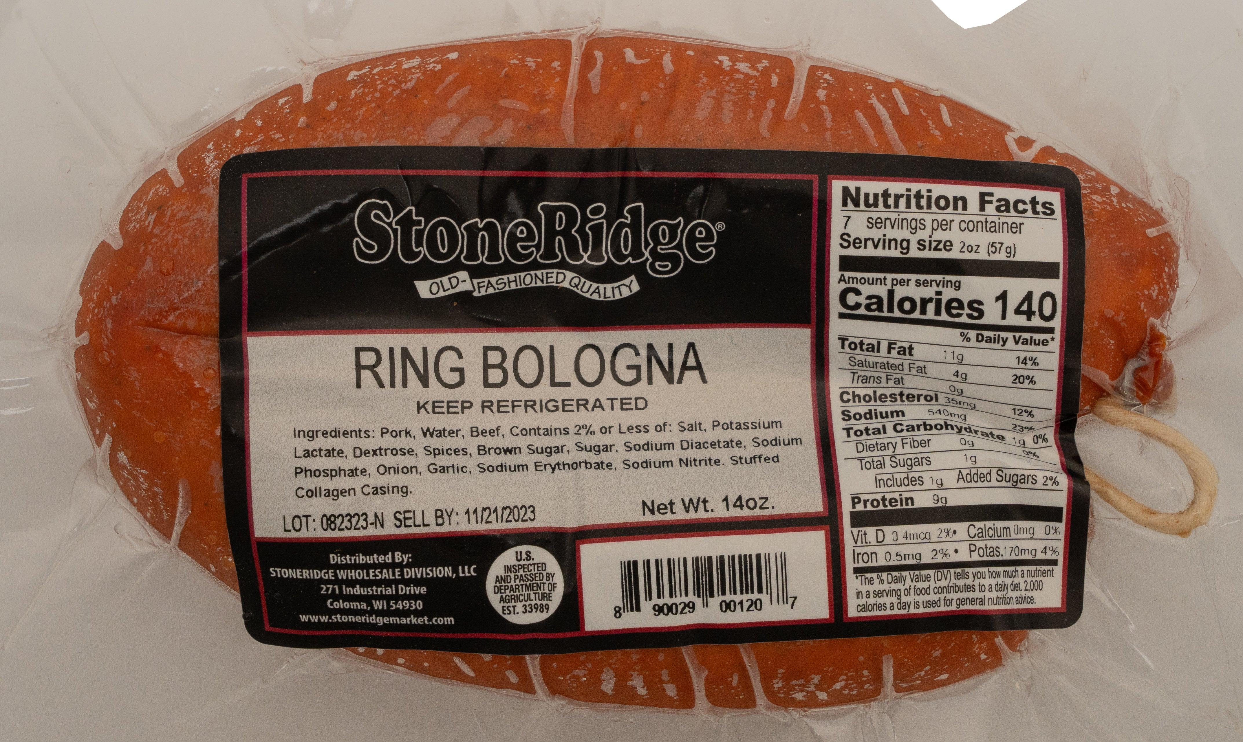 Ring Bologna — Warrington Farm Meats