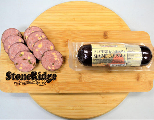 Gluten-Free Meat Sticks | Summer Sausage | WI Cheese | StoneRidge